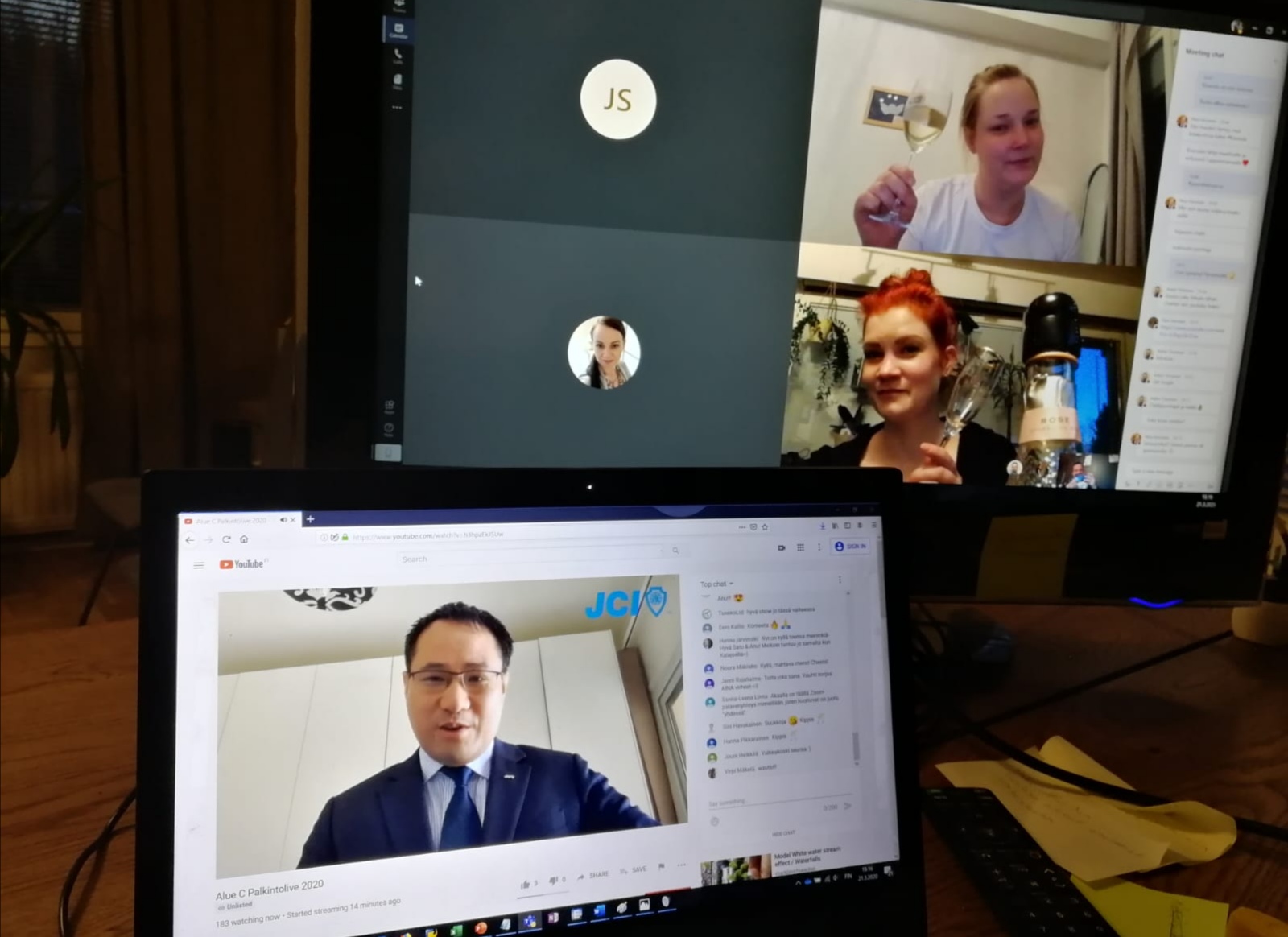 Etänä yhteisöllinen